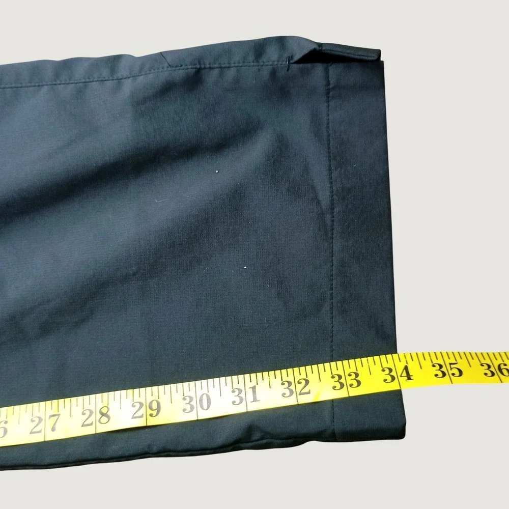 Nike Golf Pants Mens 36x34 Solid Black Dri-FIT Tour Performance Athletic Sport